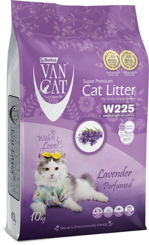 Van Cat Super Premium Clumping Cat Litter Lavender 10kg (22lb)