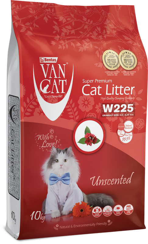 Van Cat Super Premium Clumping Cat Litter Unscented 10kg (22lb)