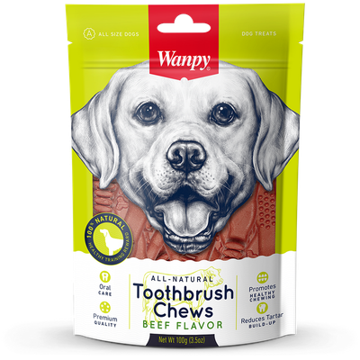 Wanpy Beef Flavor Toothbrush Treats