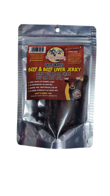 Dehydrated Beef and Beef Liver Jerky