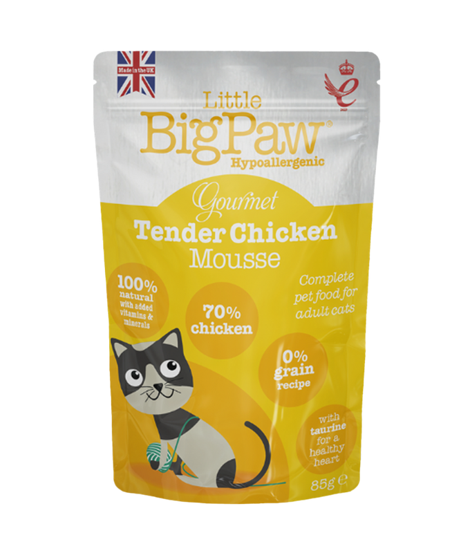 Little Big Paw Gourmet Tender Chicken Mousse for Cats 85g