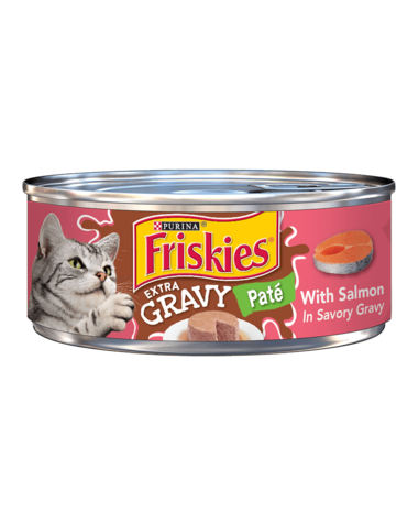 Friskies Extra Gravy Salmon Dinner Pate 5.5oz