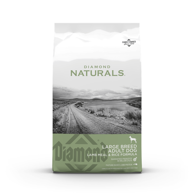 Diamond Naturals Large Breed Adult Dog Lamb Meal &amp; Rice 15kg (33lb)