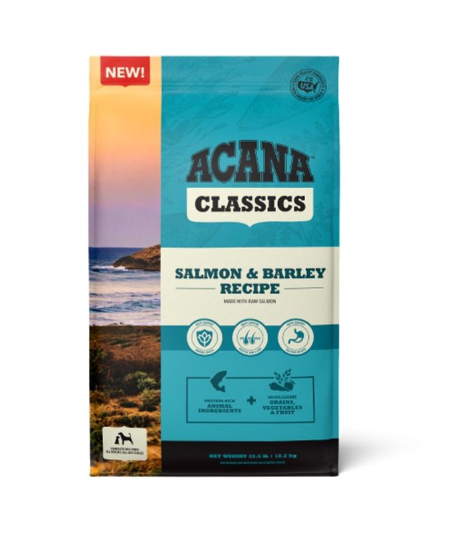 Acana Classics Salmon And Barley Recipe 22lbs