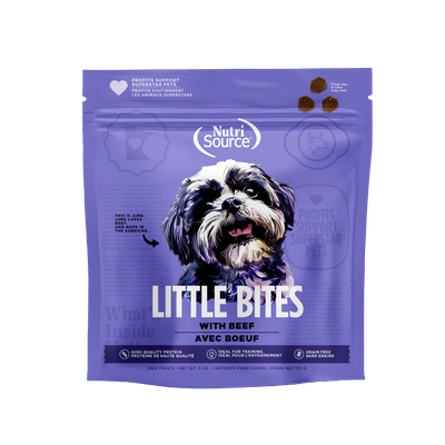 Nutrisource Grain Free Beef Little Bites Treats 6oz
