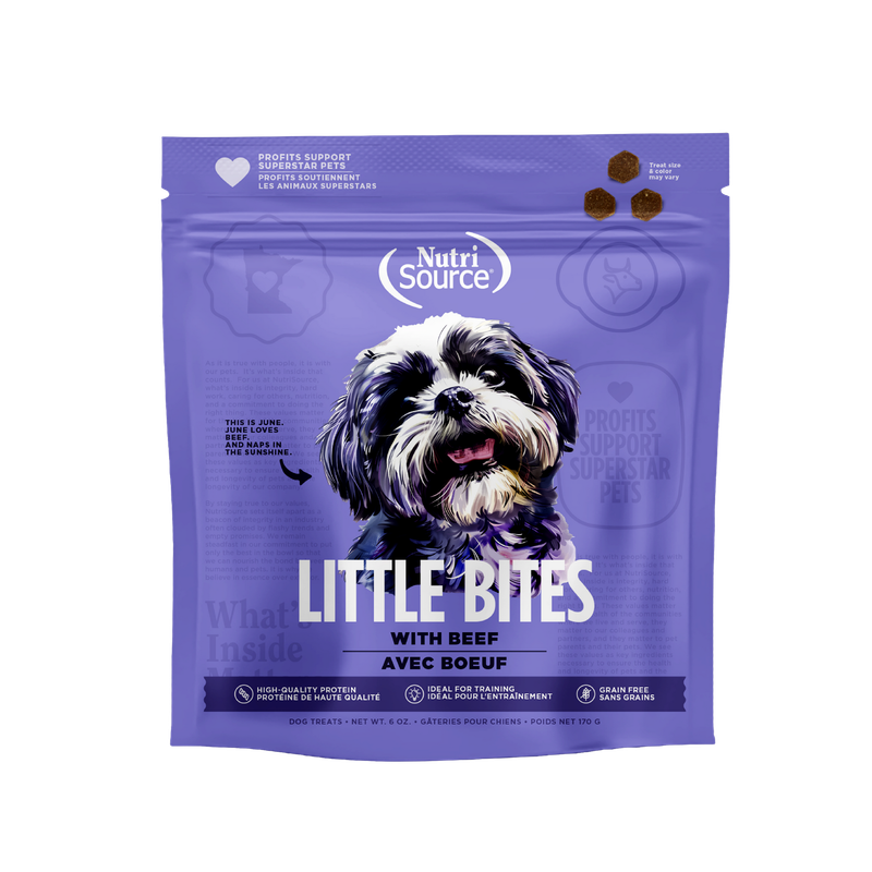 Nutrisource Grain Free Beef Little Bites Treats 6oz