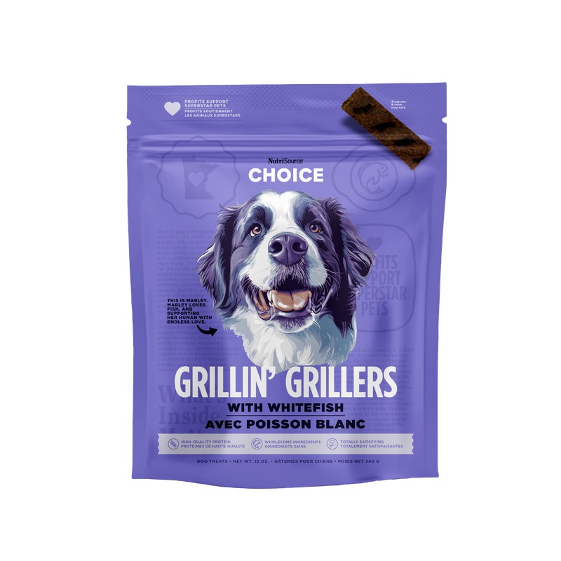 Nutrisource Whitefish Grillin' Grillers Treats 12oz