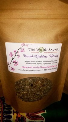 5 Prepacked 4 oz herbs for Resale- Womb Goddess Blend