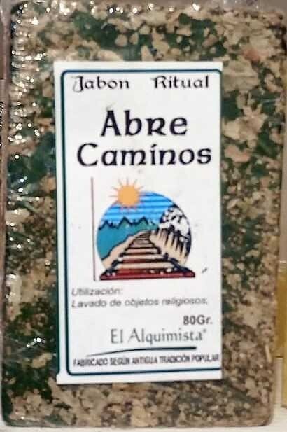 JABON ABRE CAMINOS con hierbas. hecho a mano