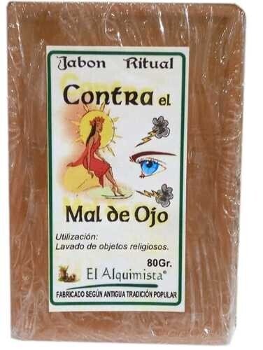 JABON CORTA MAL DE OJO, hecho a mano con hierbas y aceites 100g.