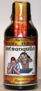 ACEITE INTRANQUILO Ritualizado, fabricado en España