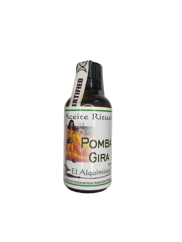 ACEITE POMBA GIRA Ritualizado, fabricado en España