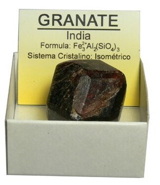 PIEDRA en bruto, natural  GRANATE