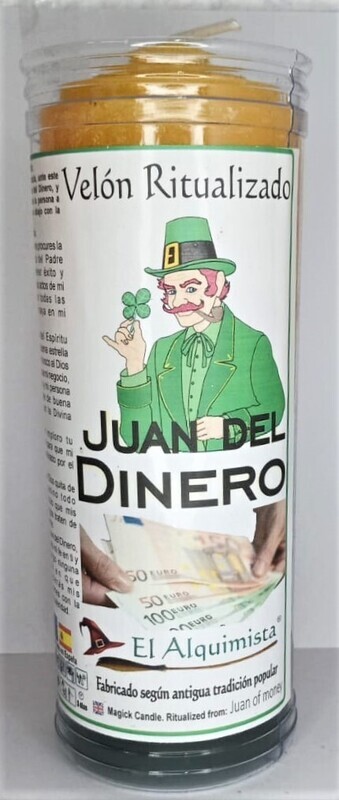 VELON JUAN DEL DINERO fabricado en España, ritualizado.