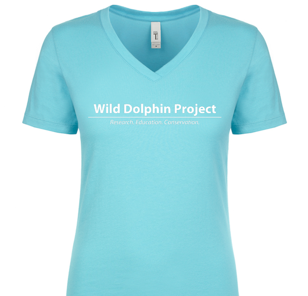 Pair of Two-Toned Dolphins V-neck Tee