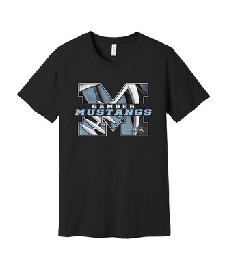 &quot;M&quot; Logo Black Shirt (Short or Long Sleeve)