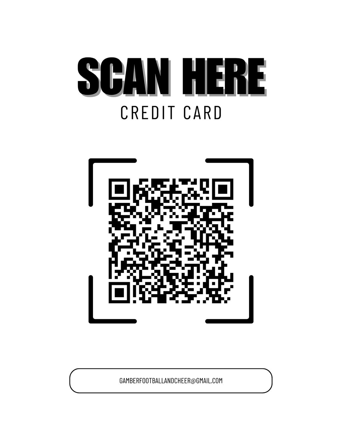 Pay Here for Credit Card purchases