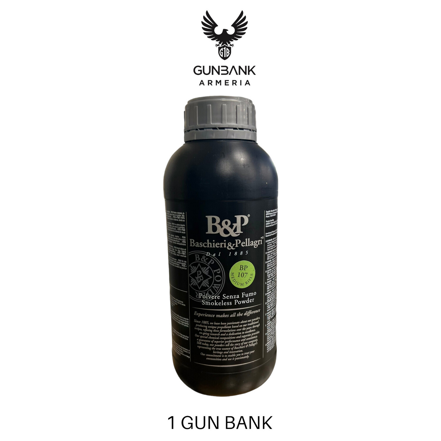 Polvere BP 107 ( MEDIUM RIFLE POWDER ) 1kg
