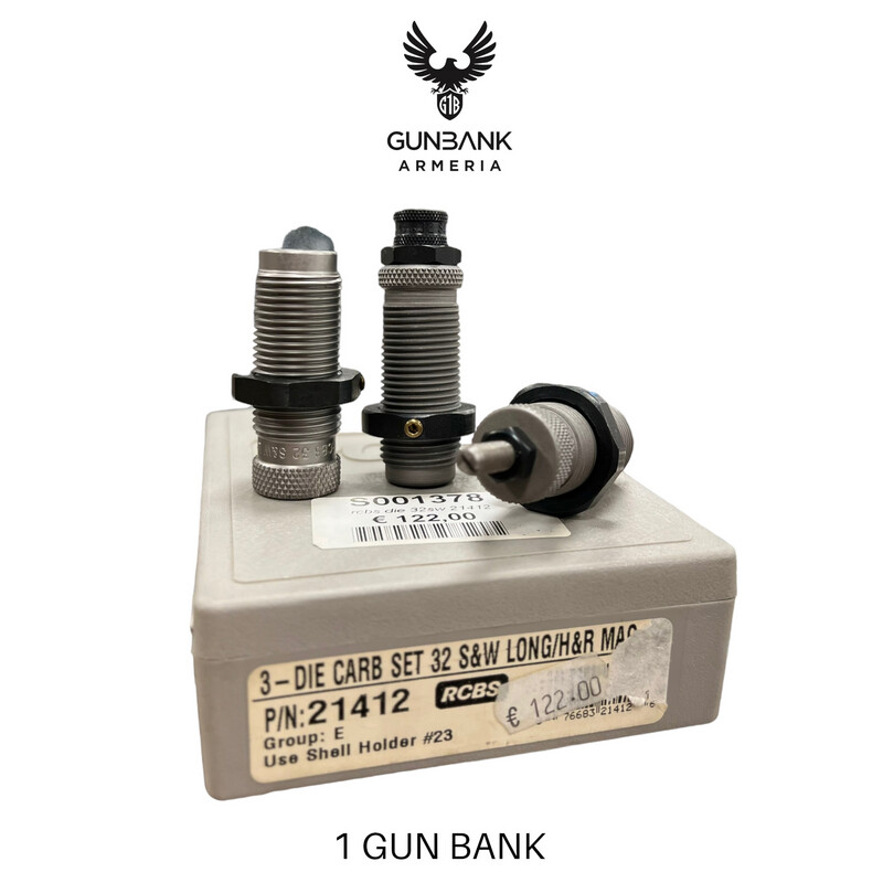 RCBS 3 DIES CARB  SET 32 S&amp;W long/ h&amp;r mag nr 21412