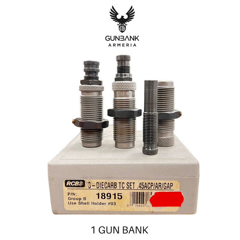 RCBS 3 Dies Carb TC set 45APC/AR/GAP nr 18915
