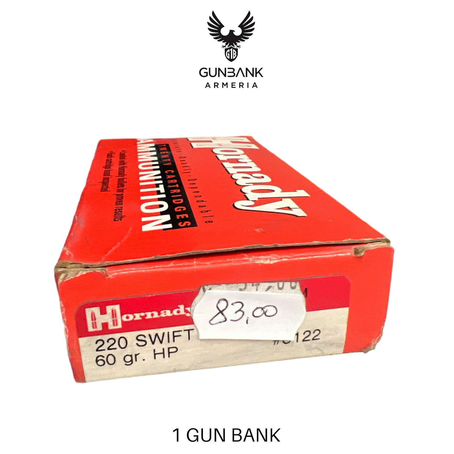 Hornady ammunition 220 SWIFT 60gr HP