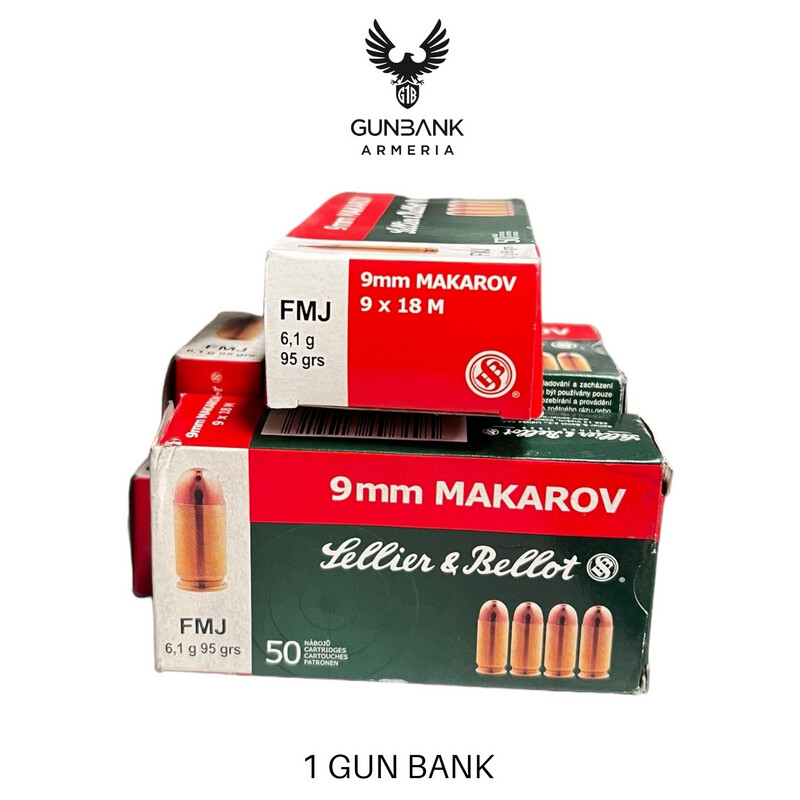 Sellier&amp;Bellot 9mm Makarov FMJ