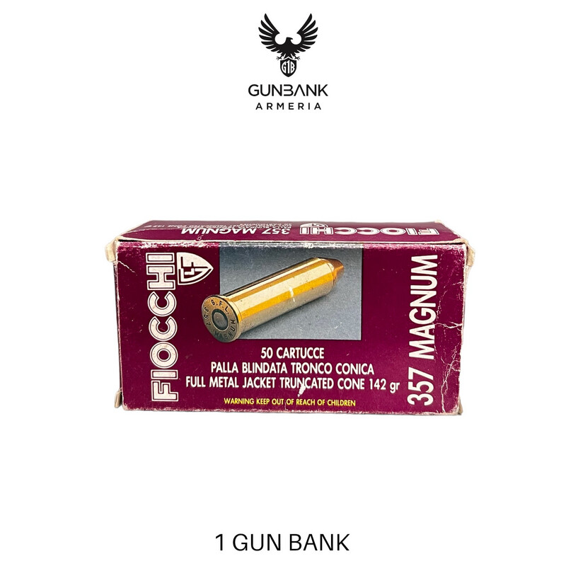 Fiocchi 357 magnum FMJTC 142gr