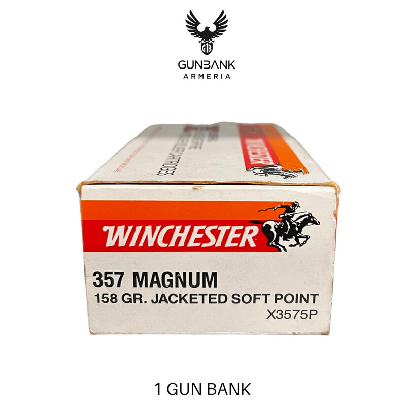 Winchester super-X 50 centerfire postol-revolver 357 magnum 158 gr