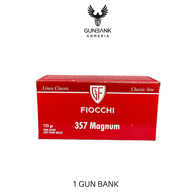 Fiocchi 357 magnum SJSP 125gr