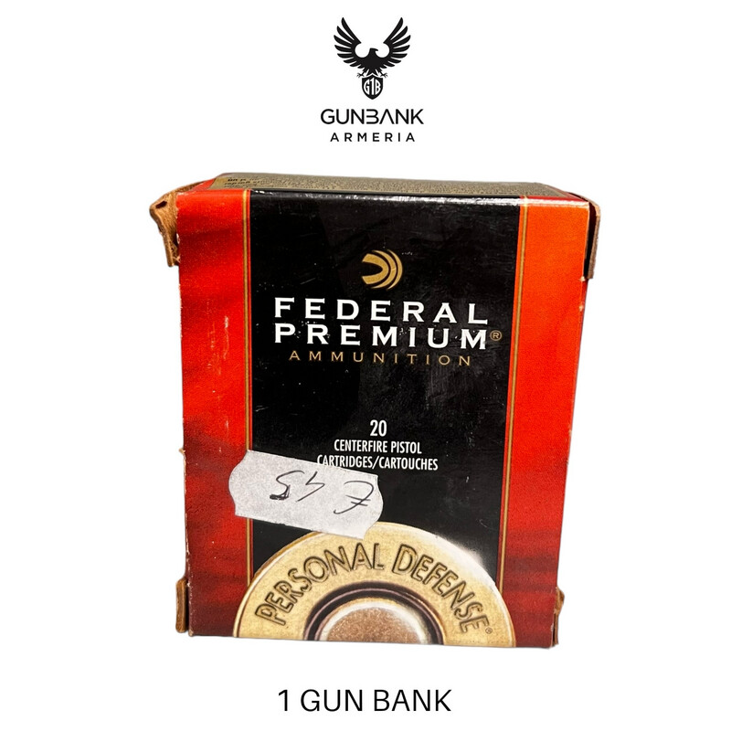 Federal premium 10mm auto 180 grain hydra-skok JHP