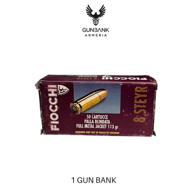 Fiocchi 8 Steyr FMJ 113gr