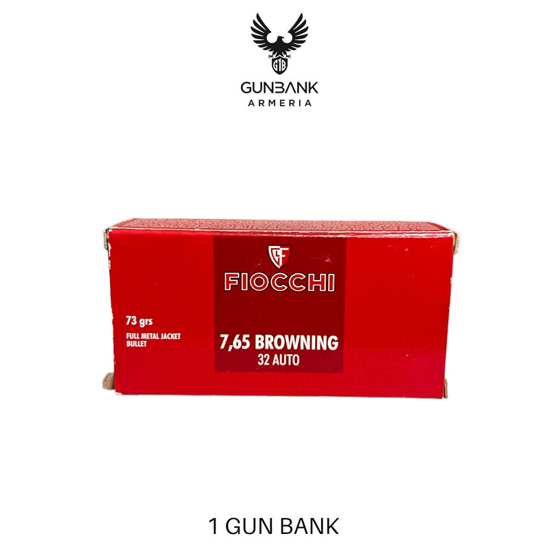 Fiocchi 7,65 browning - 32 auto FMJ