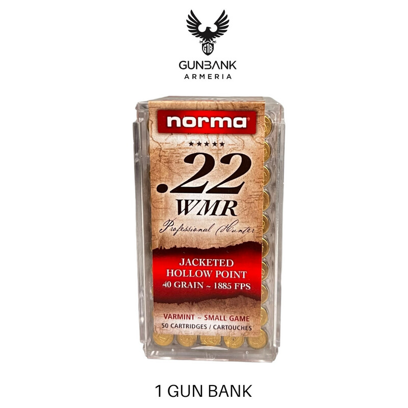 Norma .22 WMR 40 grain JHP