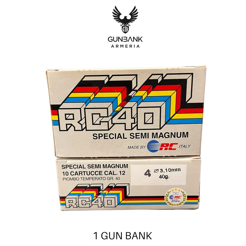 RC 40 special semi magnum  12/70 piombo 4