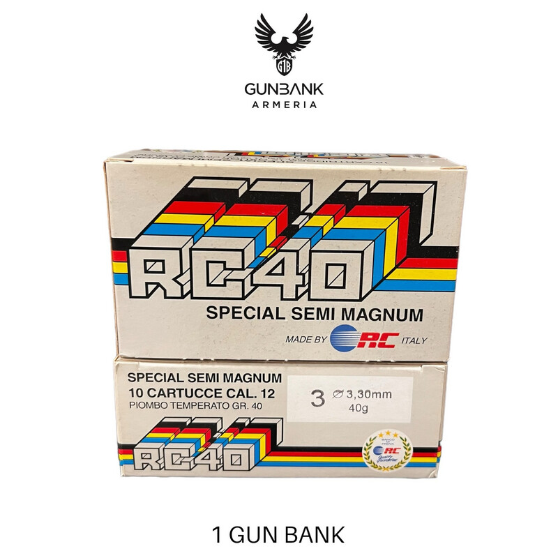 RC 40 special semi magnum  12/70 piombo 3