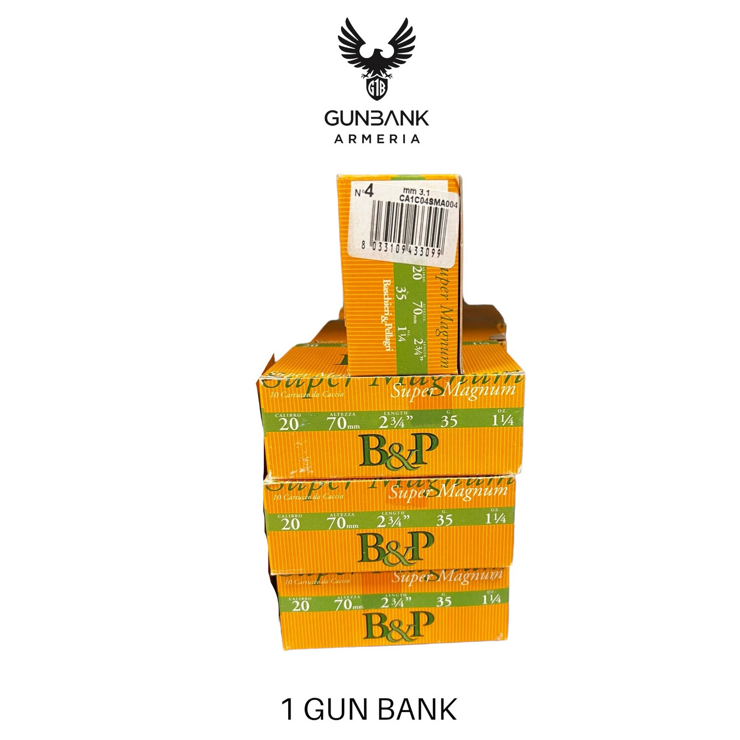 Baschieri&amp;Pellagri cal. 20  super magnum  piombo 4