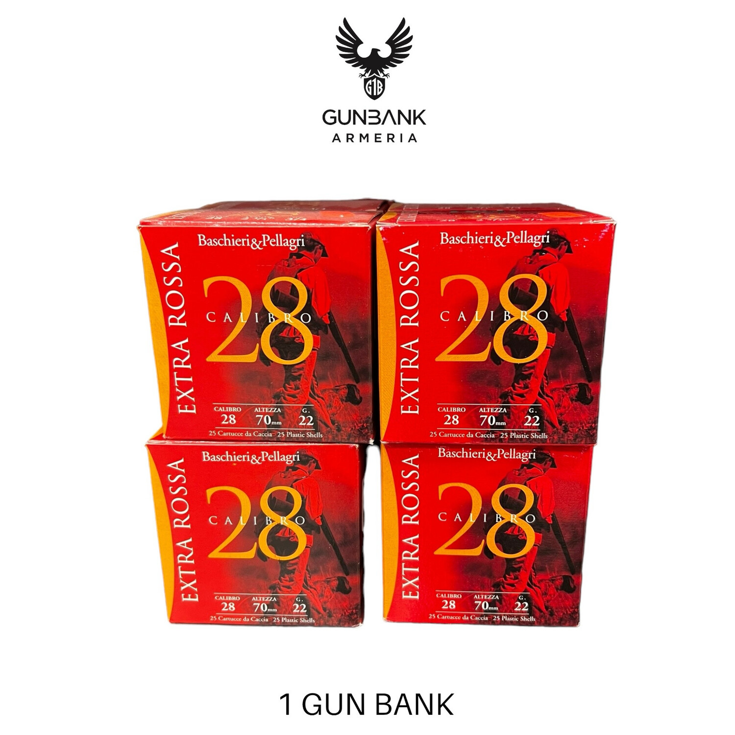 Baschieri&amp;Pellagri cal. 28 Extra Rossa piombo 11