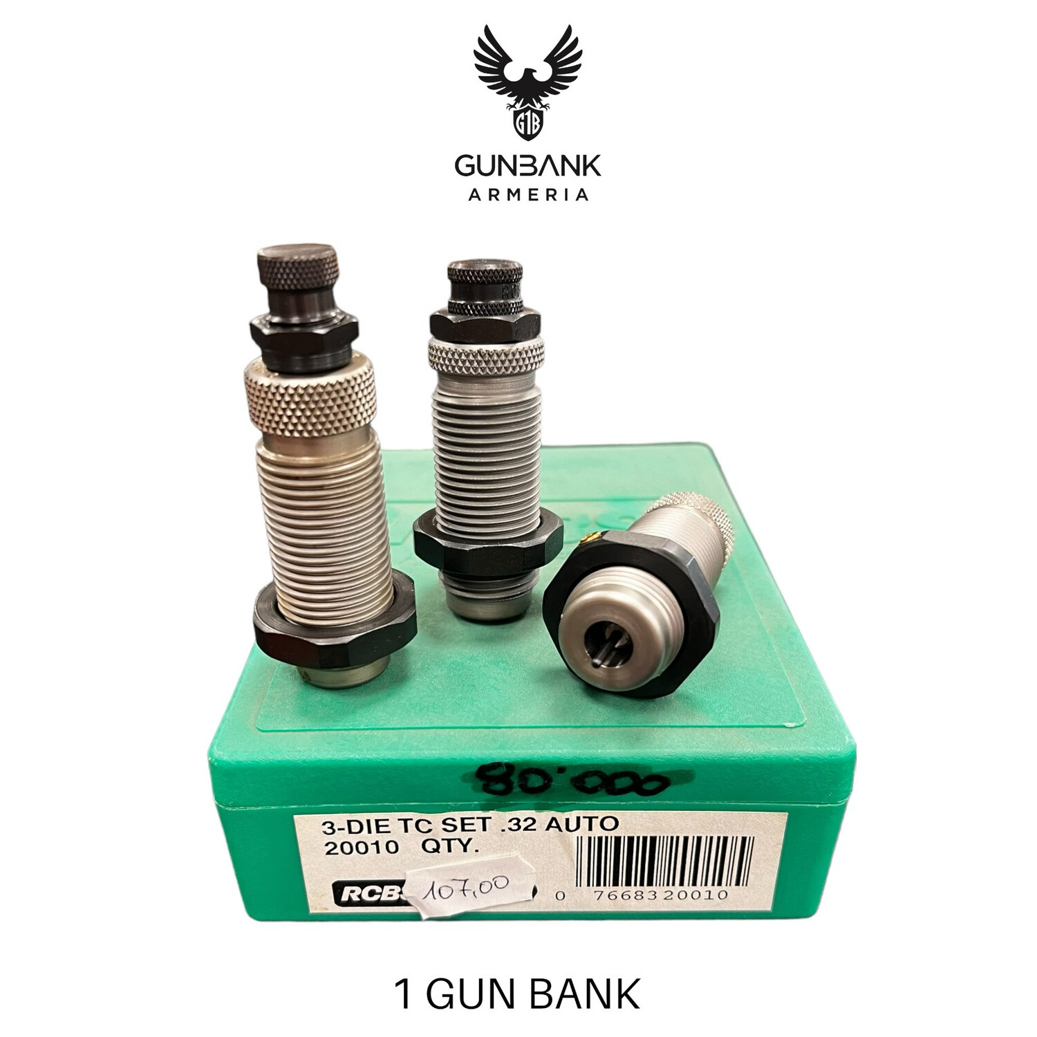 RCBS 3-DIE TC SET.  32 auto 20010