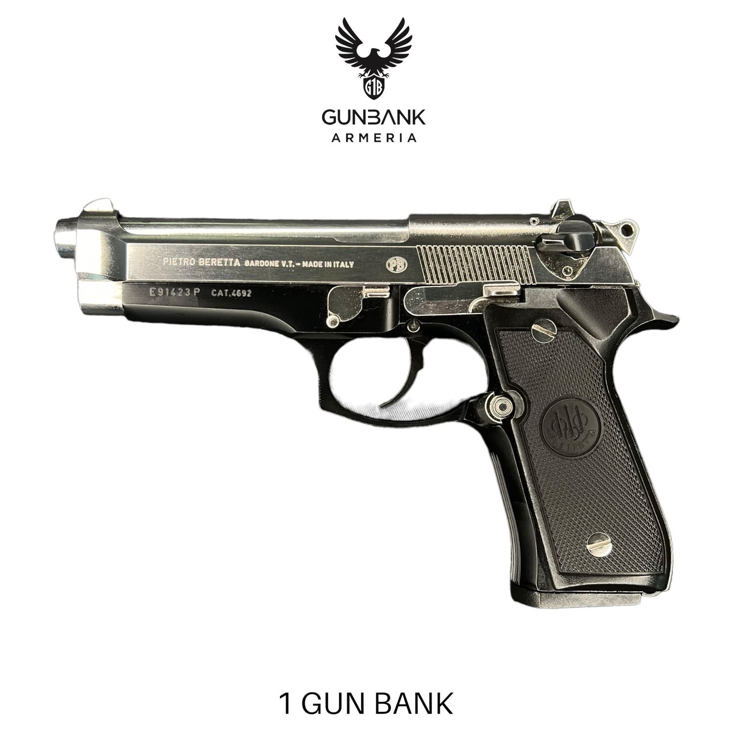Beretta 98FS cal.9x21 nikel 