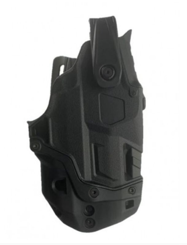 Corpo fondina DESTRA Radar Darwin T-LEP con rotolock + paratia mos flat + guancetta per TLR 8 per Glock 17/45 + riduttori no light , TLR 7, TLR 8