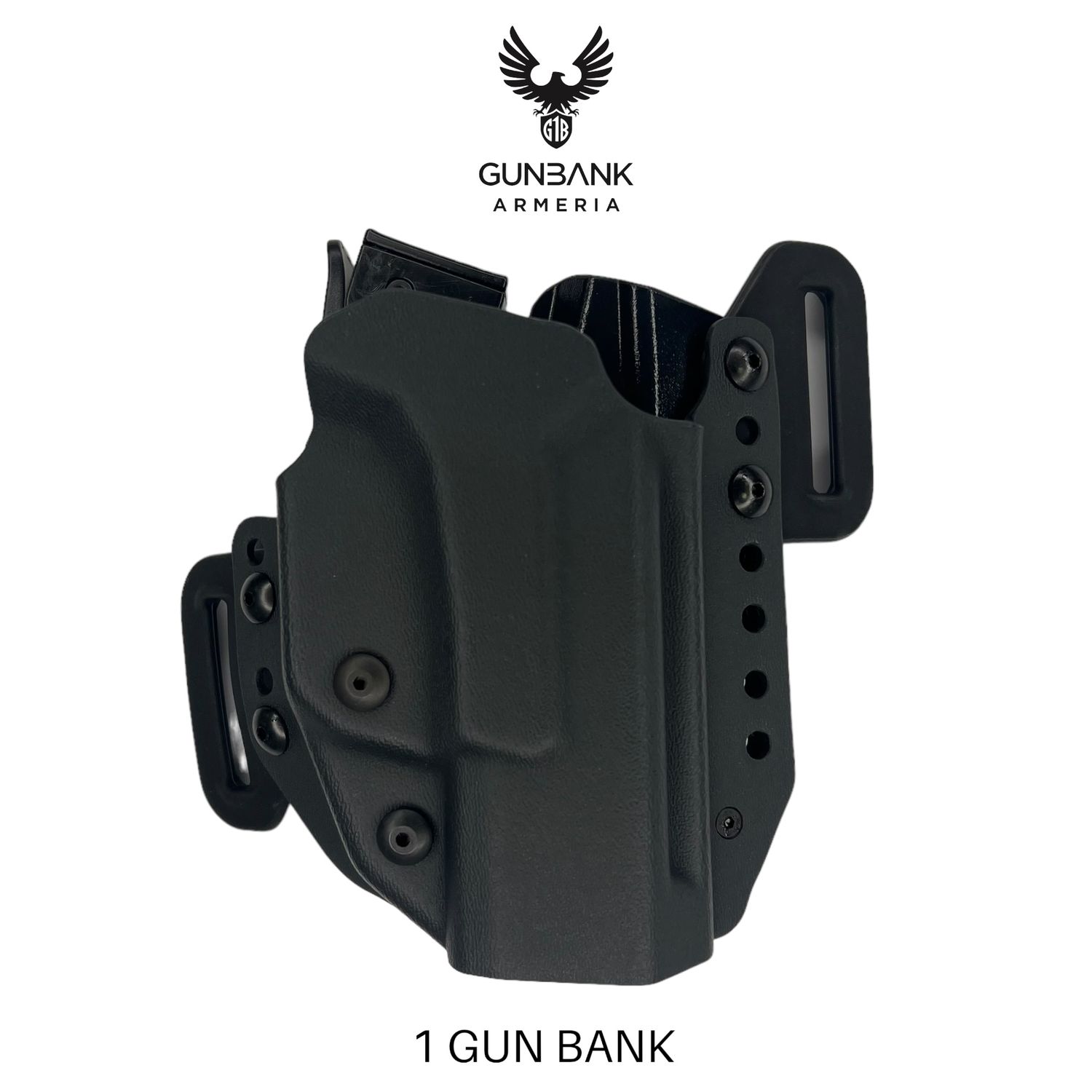 Radar fondina DESTRA mod. Thunder  thr-c flat per Glock 17/19 con canna scoperta