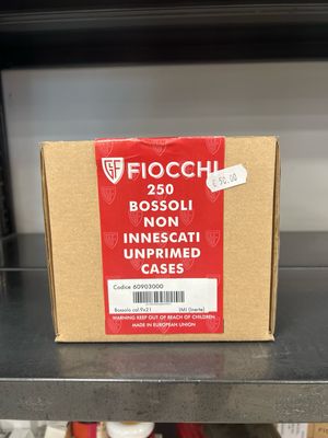 BOSSOLI NON INESCATI, NUOVI 9x21 Fiocchi     250pz