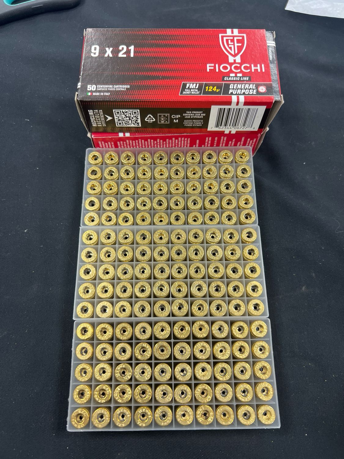 BOSSOLI PRIMO SPARO NON INESCATI CAL.9X21  250 PZ