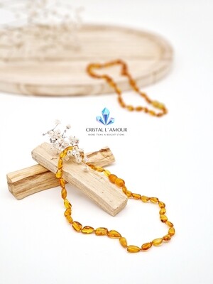 BERNSTEIN Babykette Oliven Cognac Poliert