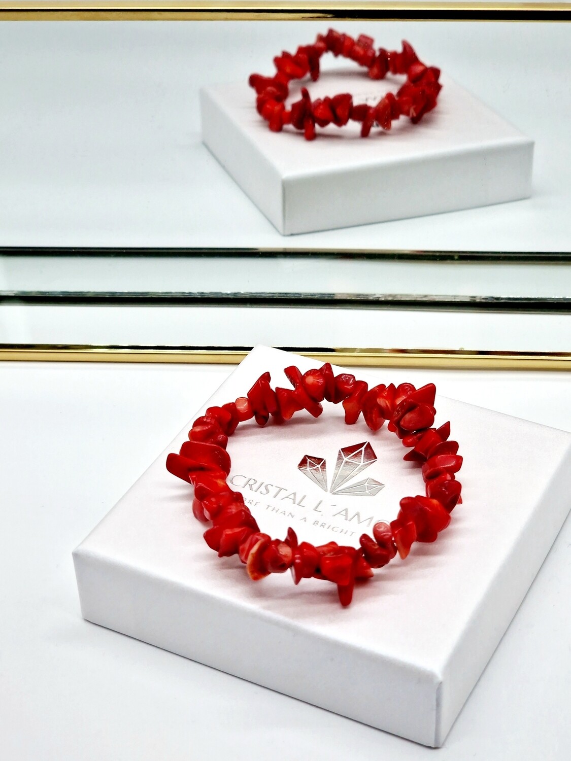 KORALLE Splitterarmband