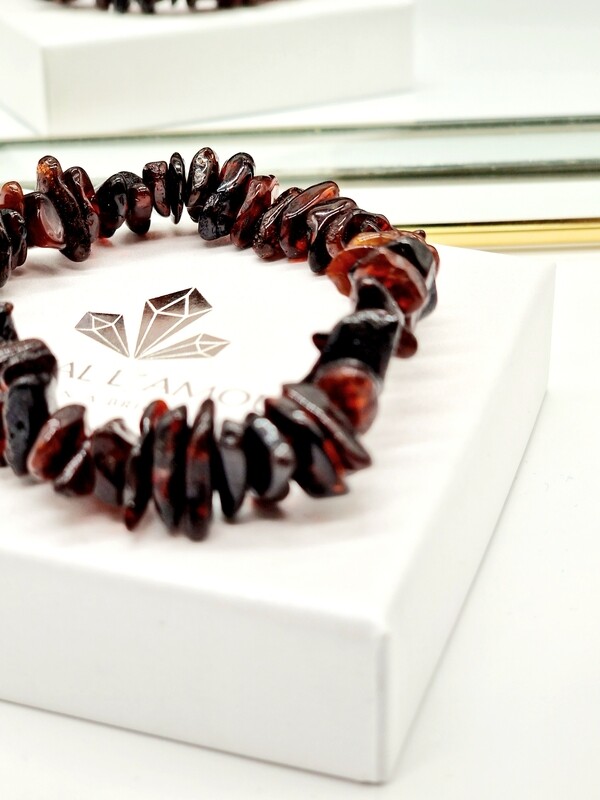 BERNSTEIN CHERRY Splitterarmband