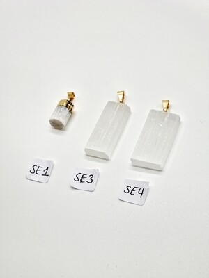 SELENIT Anhänger Gold breit SE4
