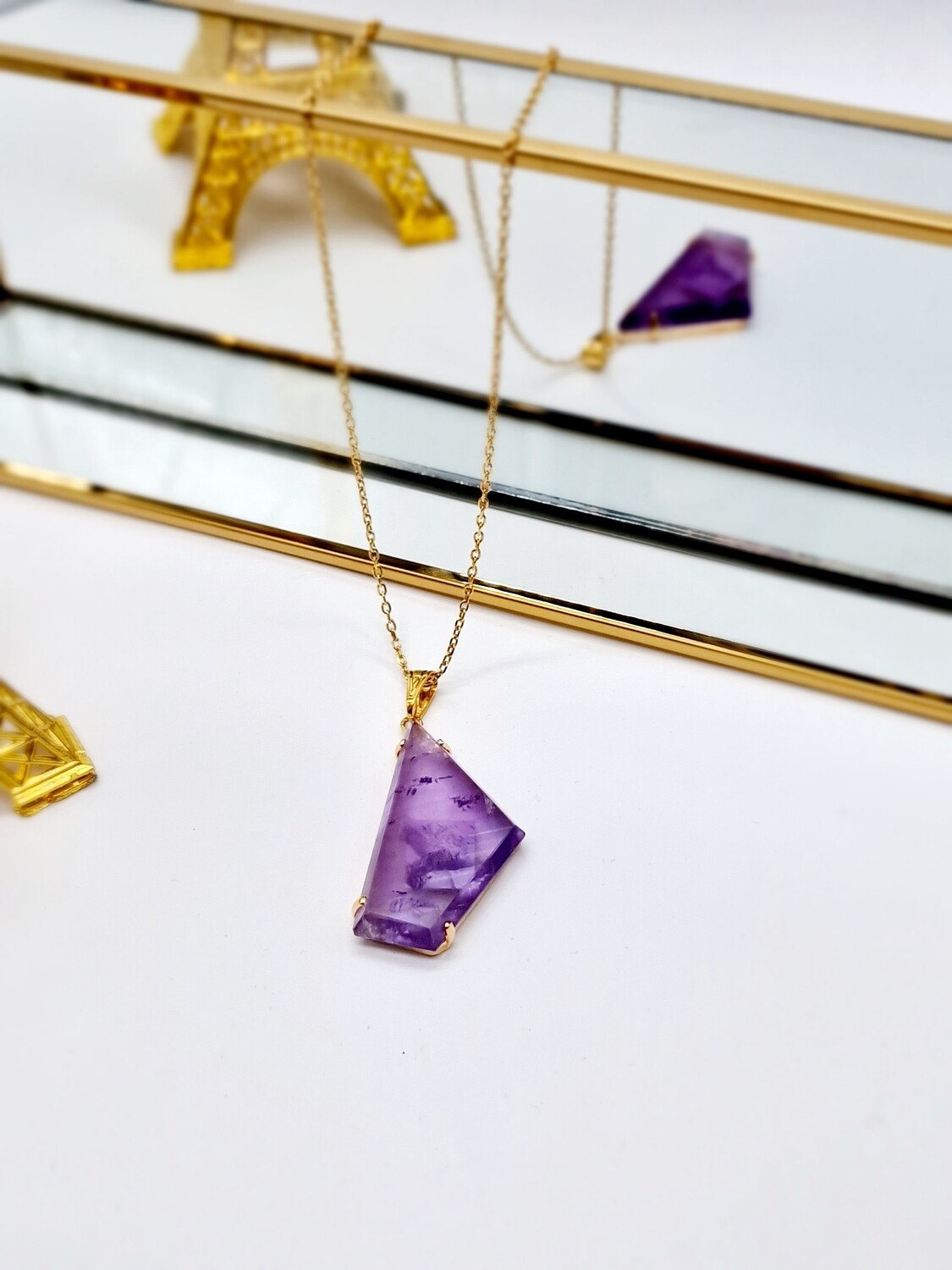 AMETHYST Free Form Anhänger