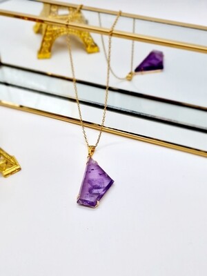 AMETHYST Free Form Anhänger