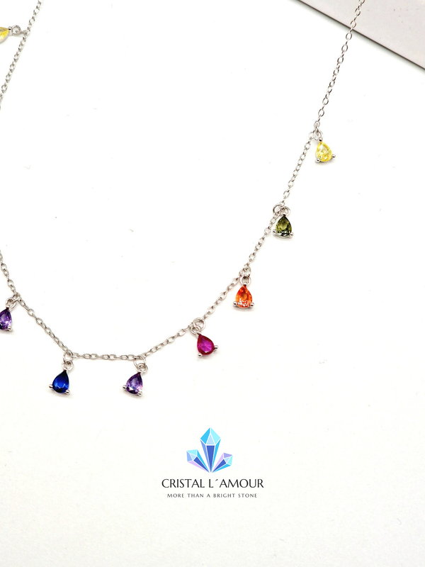 CHAKRA Kette 925-er Sterling Silber